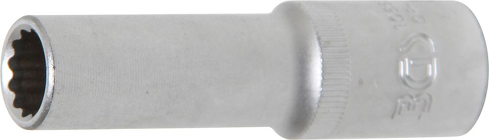 BGS Steckschlüssel-Einsatz Zwölfkant, tief | Antrieb Innenvierkant 12,5 mm (1/2") | SW 12 mm