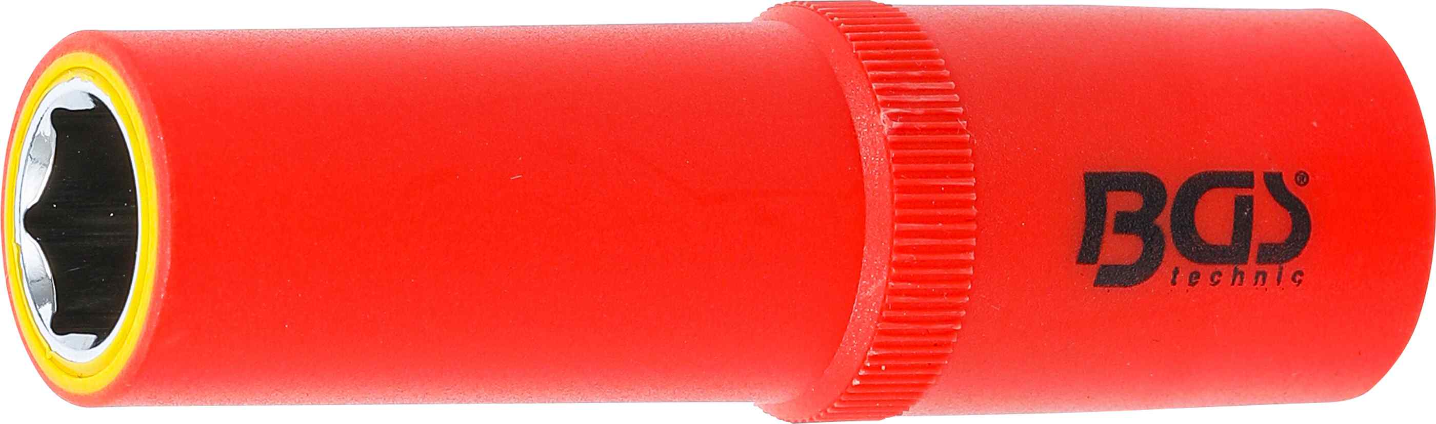 BGS VDE-Steckschlüssel-Einsatz Sechskant | Antrieb Innenvierkant 12,5 mm (1/2") | SW 14 mm