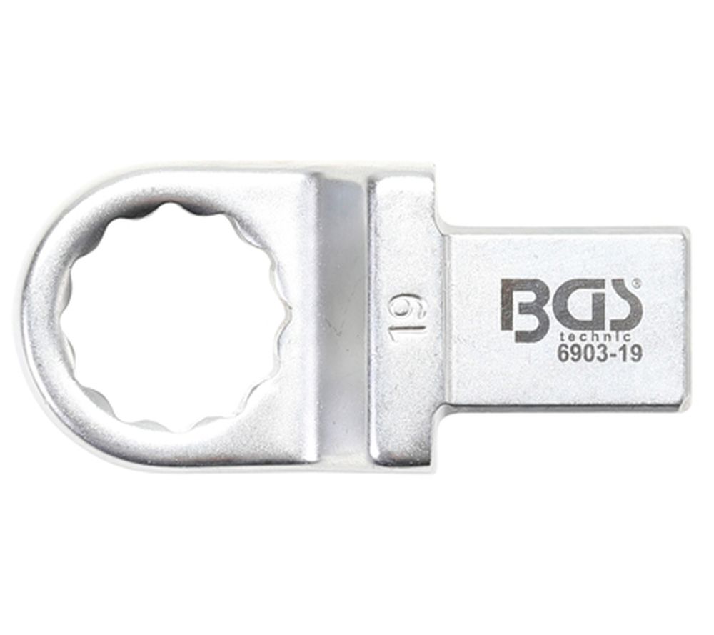 BGS Einsteck-Ringschlüssel | 19 mm | Aufnahme 14 x 18 mm