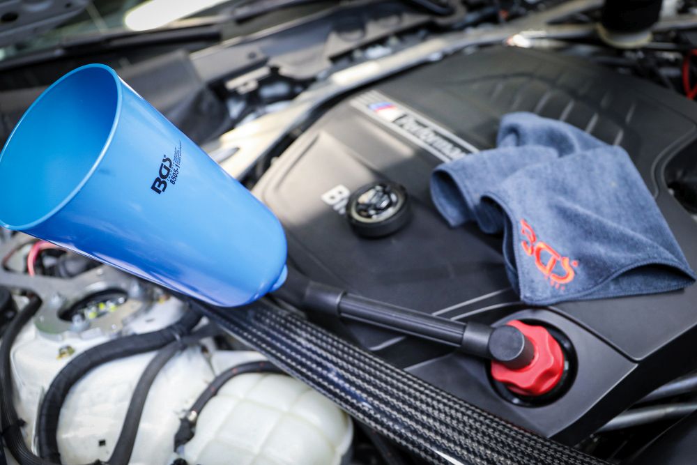 BGS Öl-Einfülltrichter-Satz | Kunststoffausführung | 24-tlg.