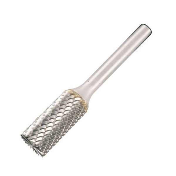 Hartmetallfräser, Form B Zylinder mit Stirnverzahnung d1 8.0 mm, Schaftdurchmesser 6.0 mm Kreuzverz