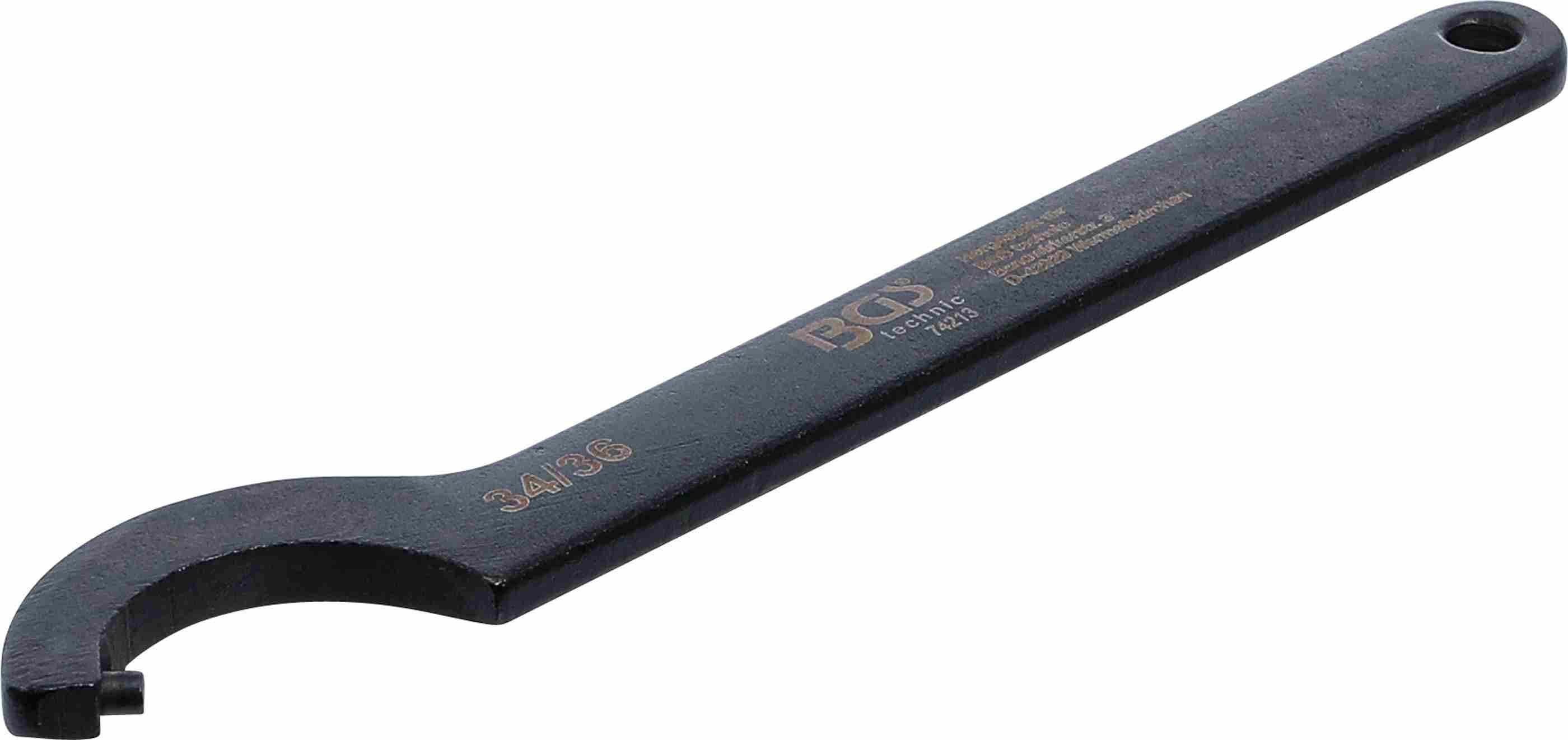 BGS Hakenschlüssel mit Zapfen | 34 - 36 mm