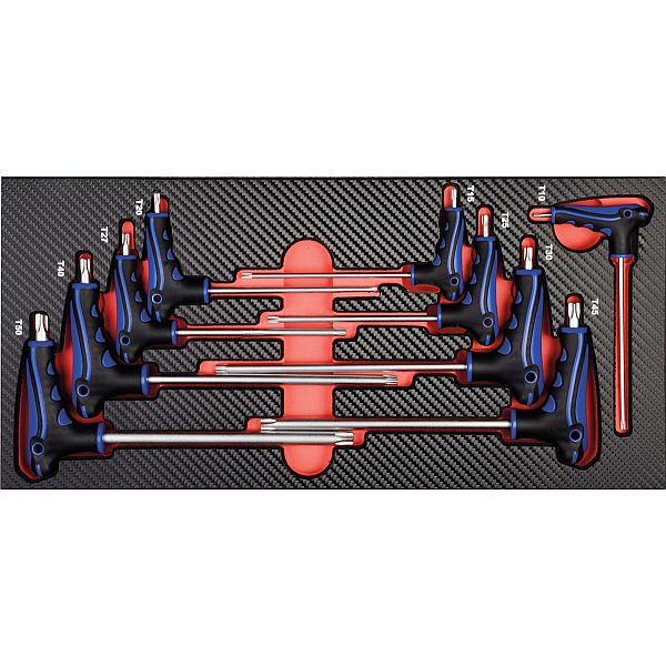 TX T-Griff Schraubendreher Einlage 9tlg