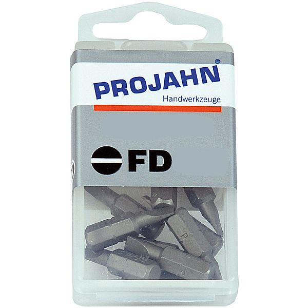 1/4" Bit L25 mm Schlitz 8,0 x 1,6 mm 10er Pack