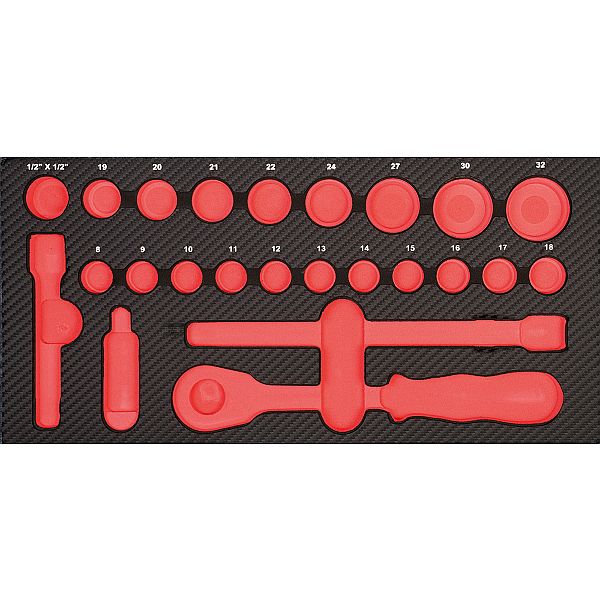 ProForm Einlage leer f. 1/2" Werkzeug Satz