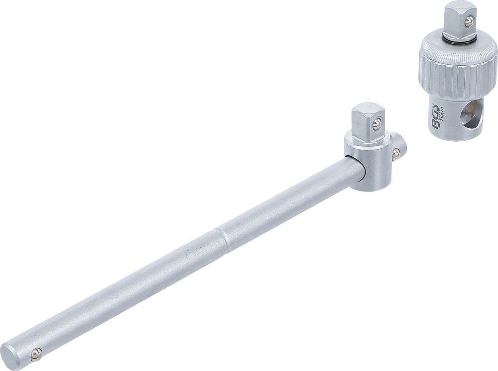 BGS Steckschlüssel-Adapter mit Ratschenfunktion | mit Gleitgriff | Abtrieb 12,5 mm (1/2")