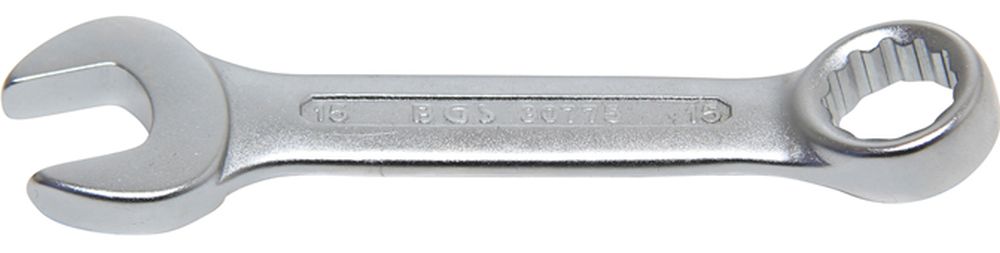 BGS Maul-Ringschlüssel, extra kurz | SW 15 mm