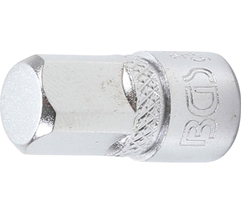 BGS Steckschlüssel-Adapter | Innenvierkant 6,3 mm (1/4") - Außenvierkant 10 mm (3/8")