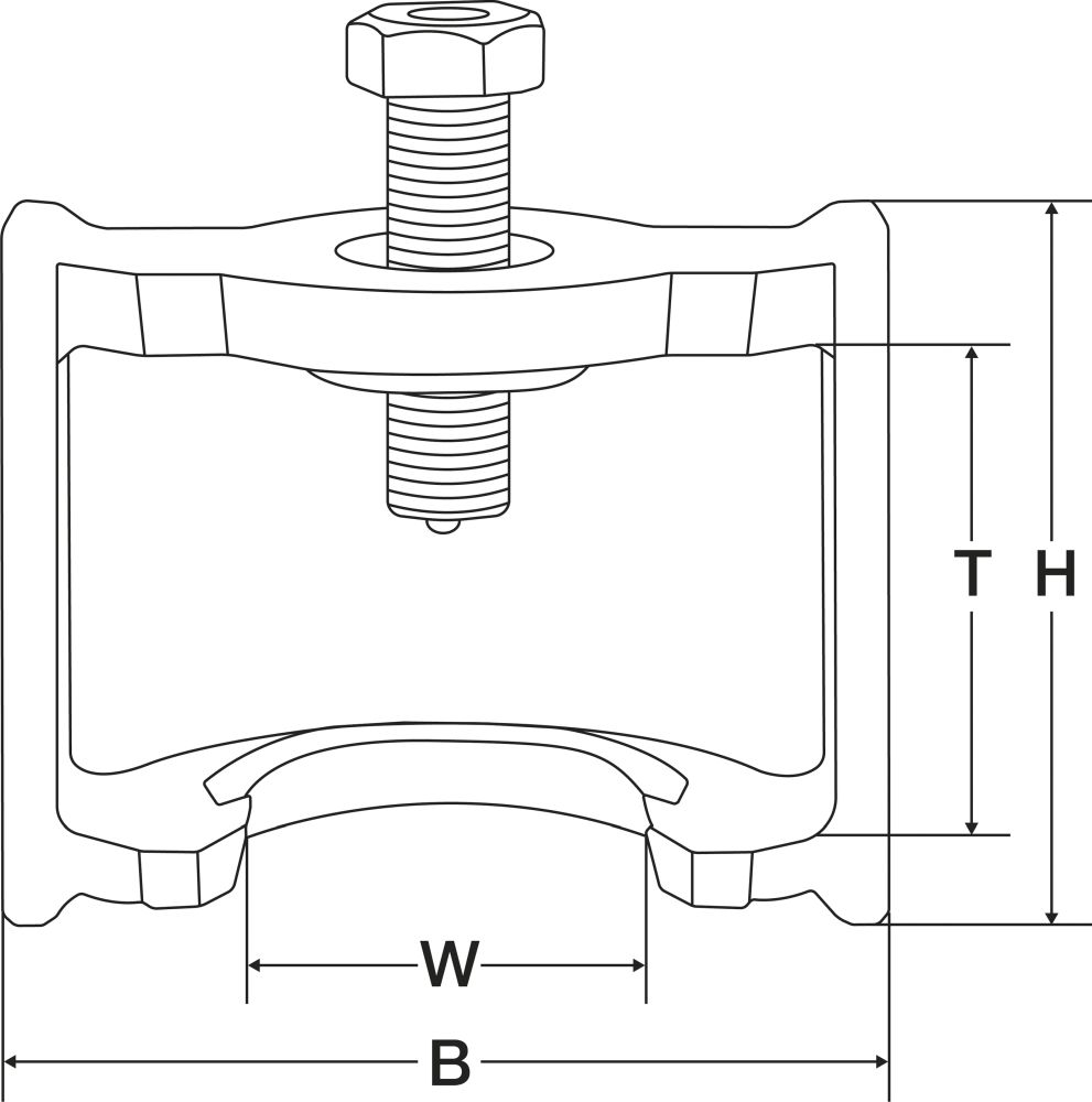 BGS Bremsgestängesteller-Abzieher | für Haldex-Bremse | 160 mm