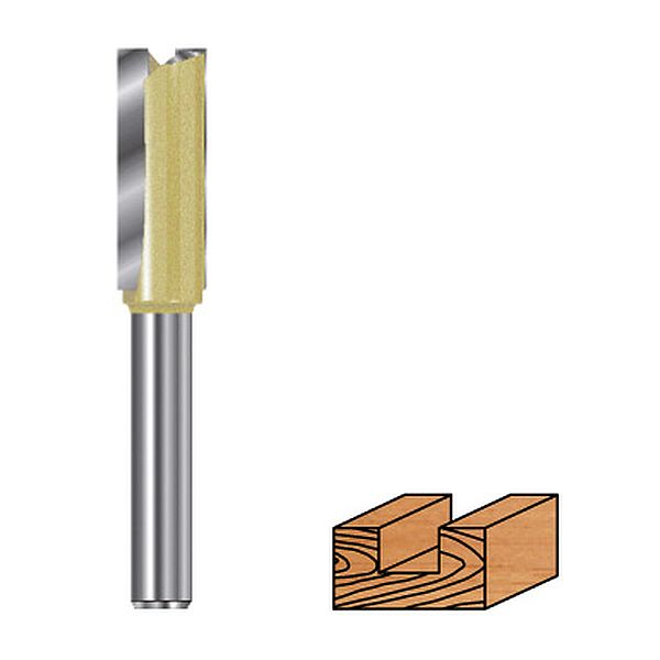Nutfraeser D 20 mm, L 50,8 mm, L2 19,1 mm