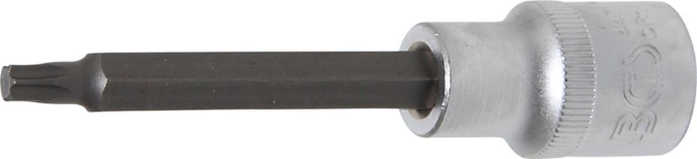 BGS Bit-Einsatz | Länge 100 mm | Antrieb Innenvierkant 12,5 mm (1/2") | T-Profil (für Torx) T30
