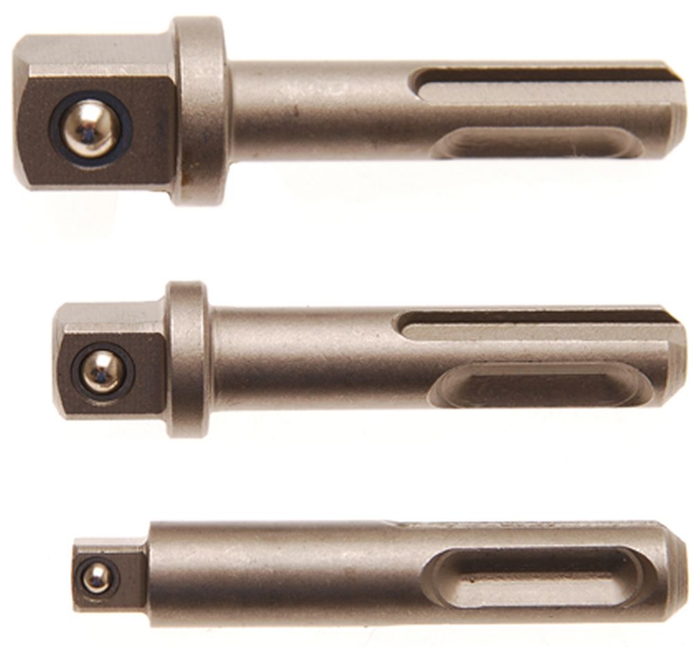 BGS Adapter-Satz | SDS - Außenvierkant 6,3 mm (1/4"), 10 mm (3/8"), 12,5 mm (1/2") | 3-tlg.