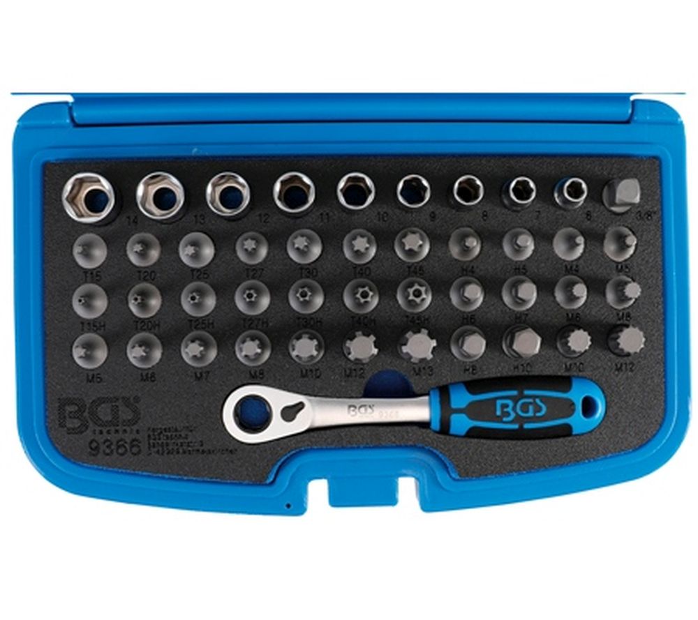 BGS Durchsteck-Bit- und Steckschlüssel-Satz | 44-tlg.