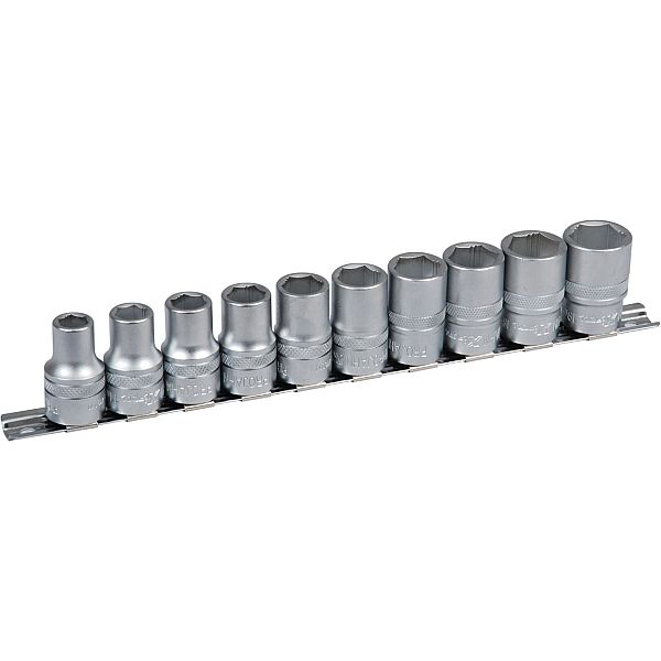 1/2" Xi-on Stecknuss Schiene 10tlg