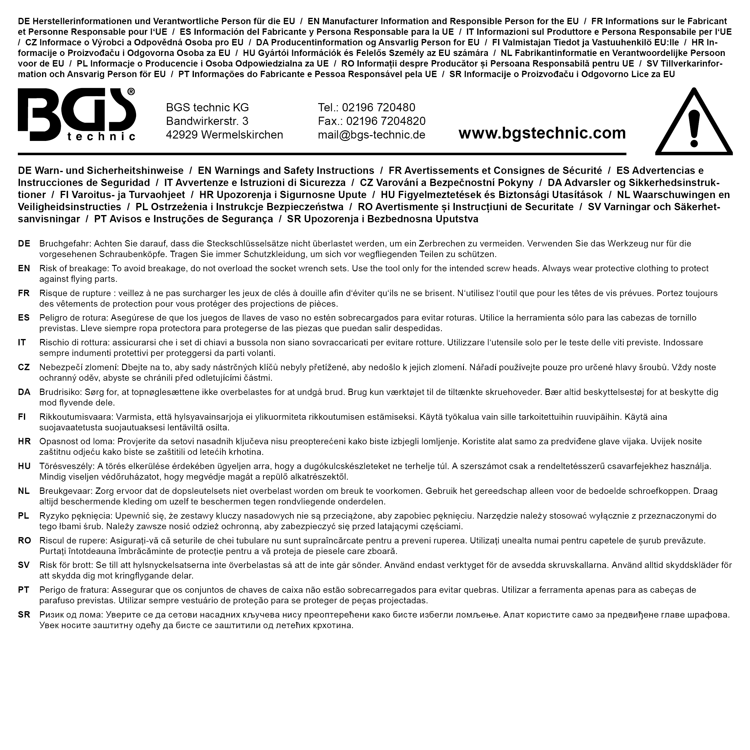 BGS Diy Steckschlüssel-Satz | Antrieb 25 mm (1") | SW 36 - 80 mm | 15-tlg.