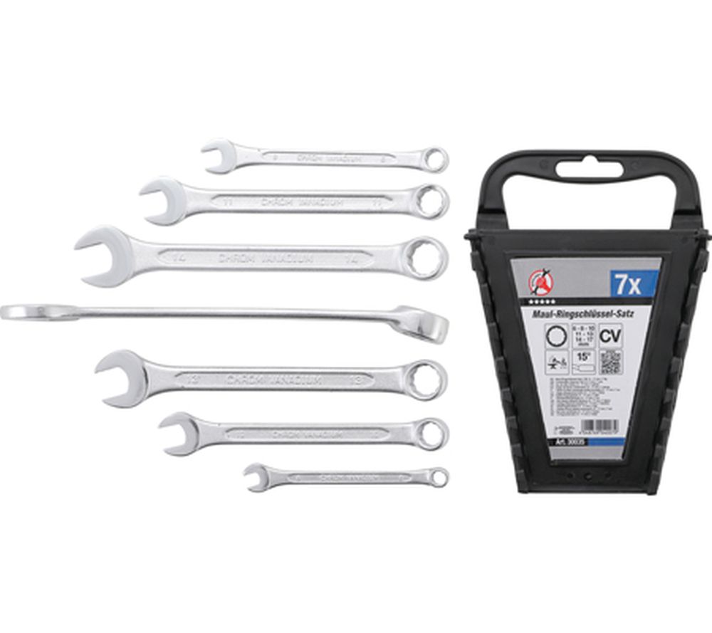 BGS Diy Maul-Ringschlüssel-Satz | SW 6 - 17 mm | 7-tlg.