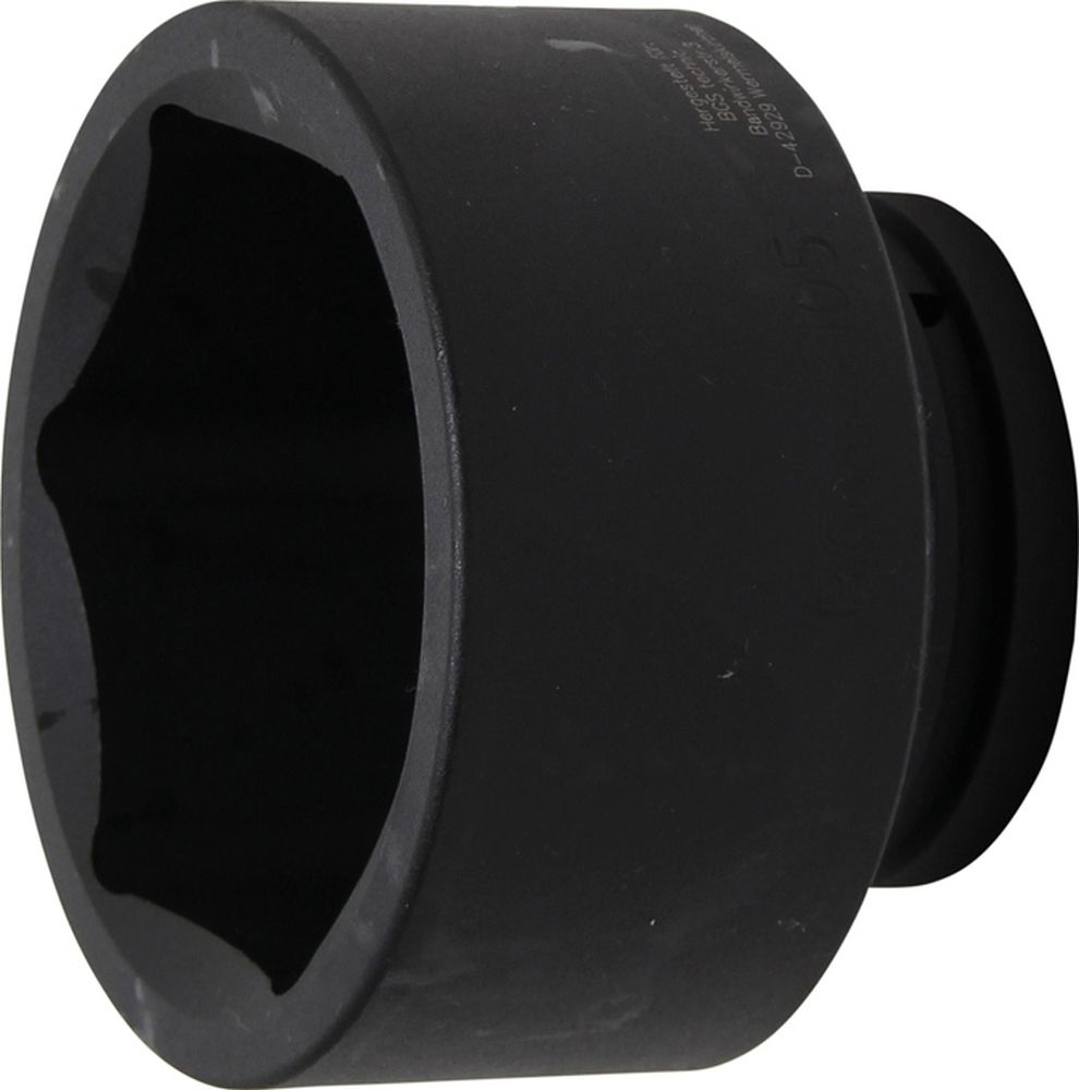 BGS Kraft-Steckschlüssel-Einsatz Sechskant | Antrieb Innenvierkant 25 mm (1") | SW 105 mm