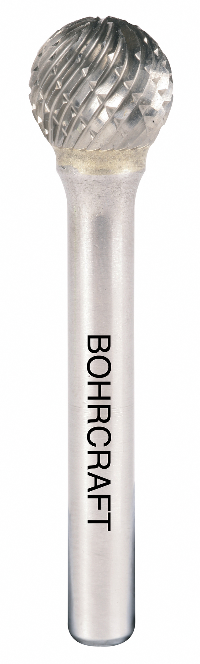 HM-Frässtift Form D Kugel P-Plus12,0 mm / Kreuzverzahnung in BC Verp.