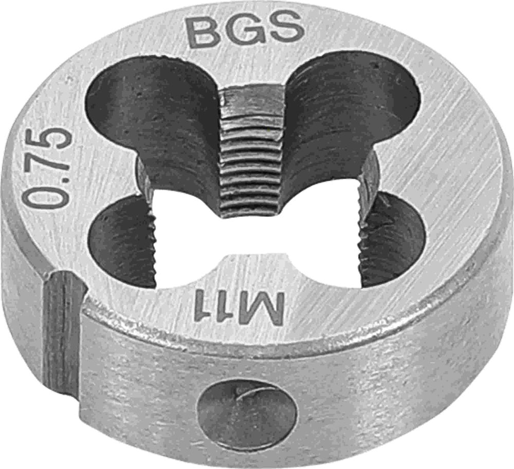 BGS Gewindeschneideisen | M11 x 0,75 x 25 mm