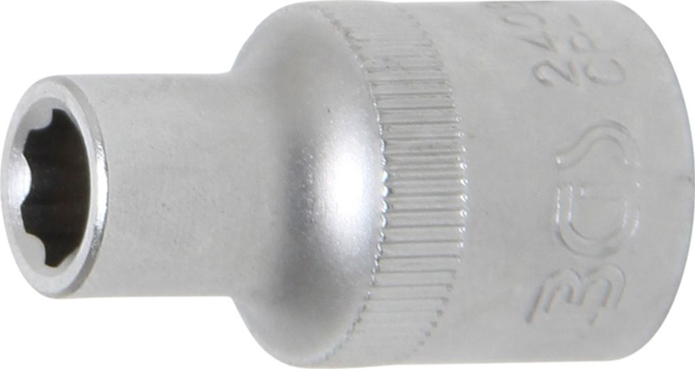 BGS Steckschlüssel-Einsatz Super Lock | Antrieb Innenvierkant 12,5 mm (1/2") | SW 8 mm