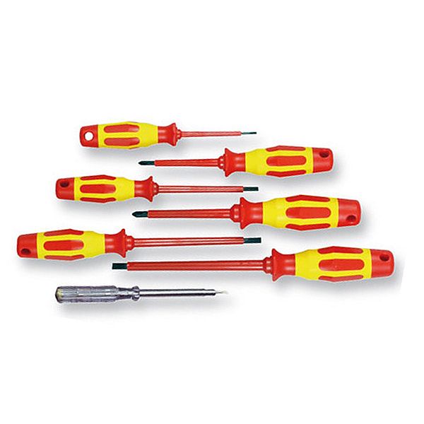 VDE Schraubendreher Satz 7tlg (Schlitz+PH)