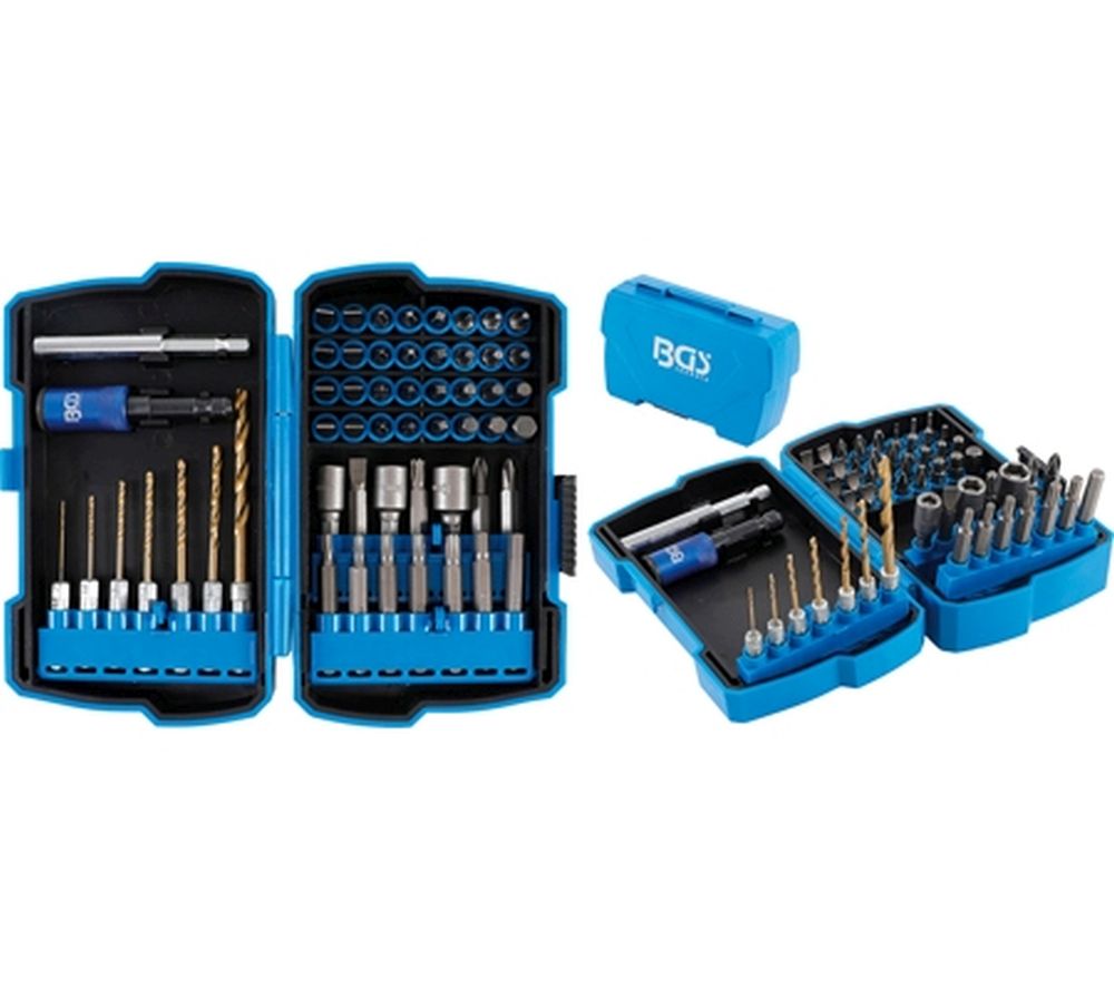 BGS Bohrer- und Bit-Satz | 6,3 mm (1/4") | 55-tlg.