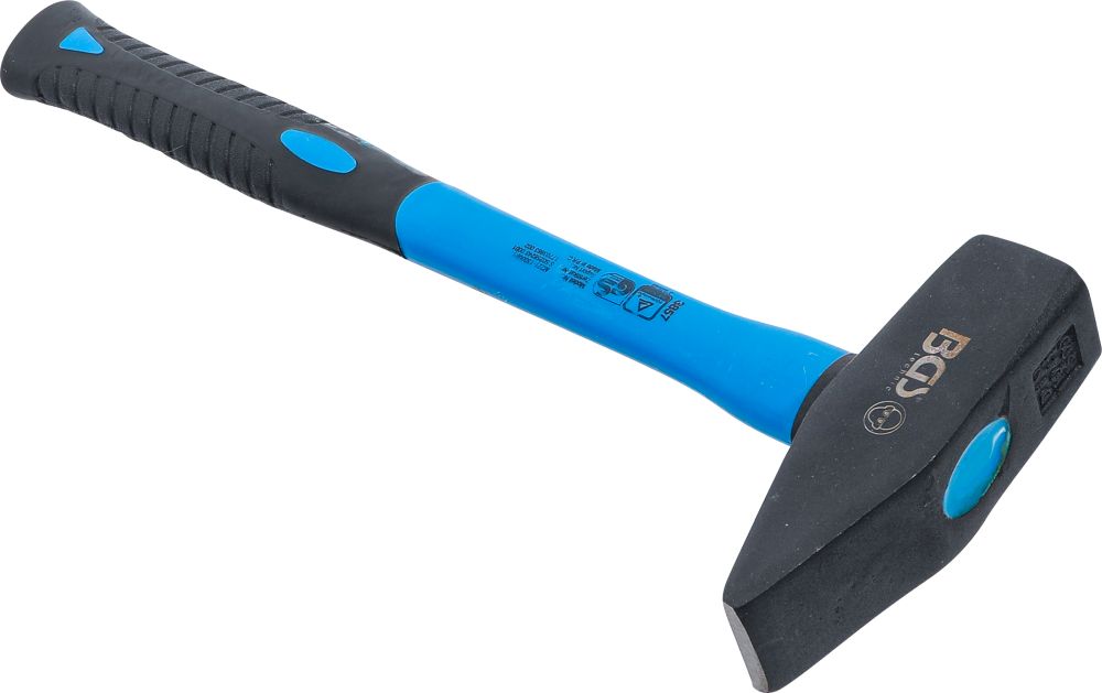 BGS Schlosserhammer | Fiberglasstiel | DIN 1041 | 1500 g
