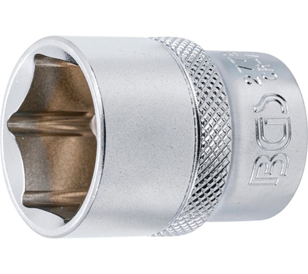 BGS Steckschlüssel-Einsatz Sechskant | Antrieb Innenvierkant 12,5 mm (1/2") | SW 7/8"