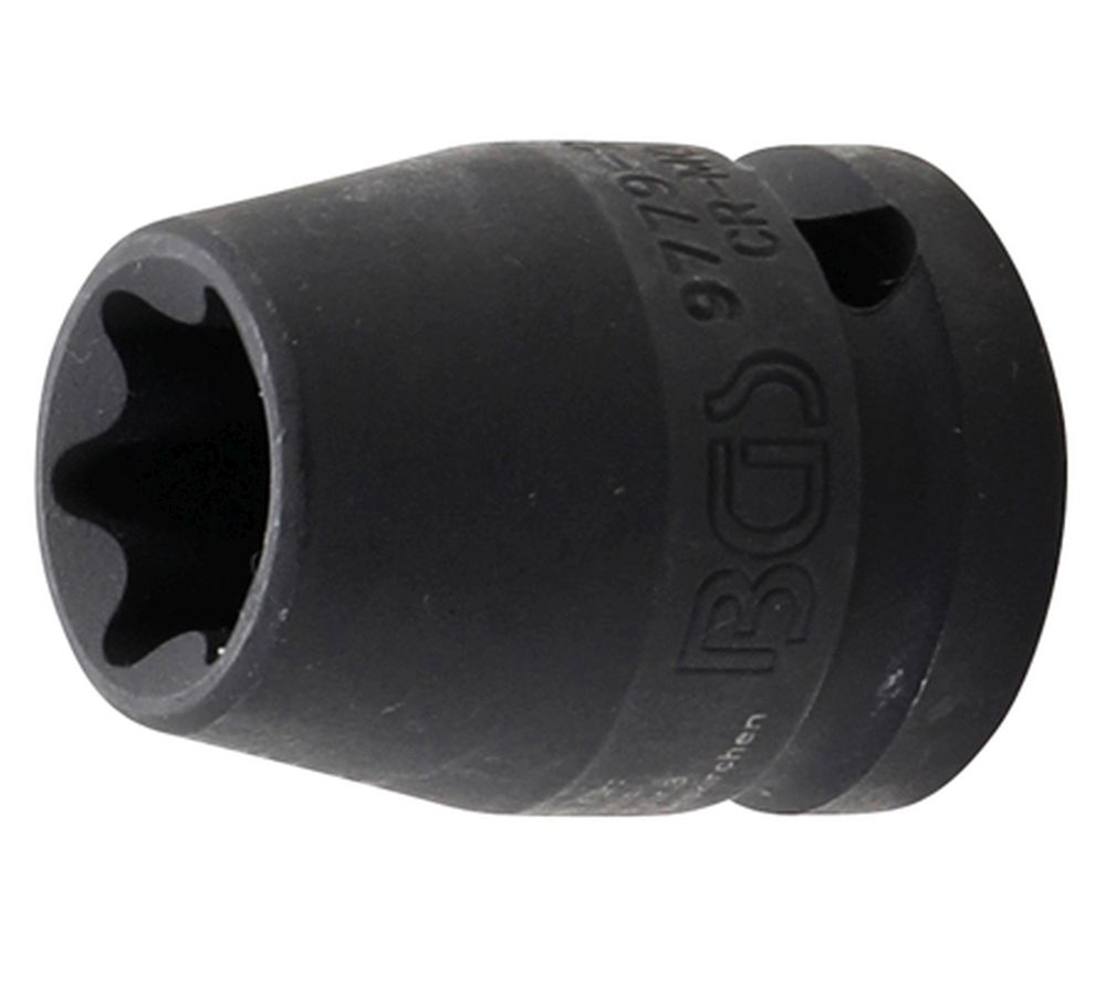 BGS Kraft-Steckschlüssel-Einsatz E-Profil | Antrieb Innenvierkant 12,5 mm (1/2") | SW E20