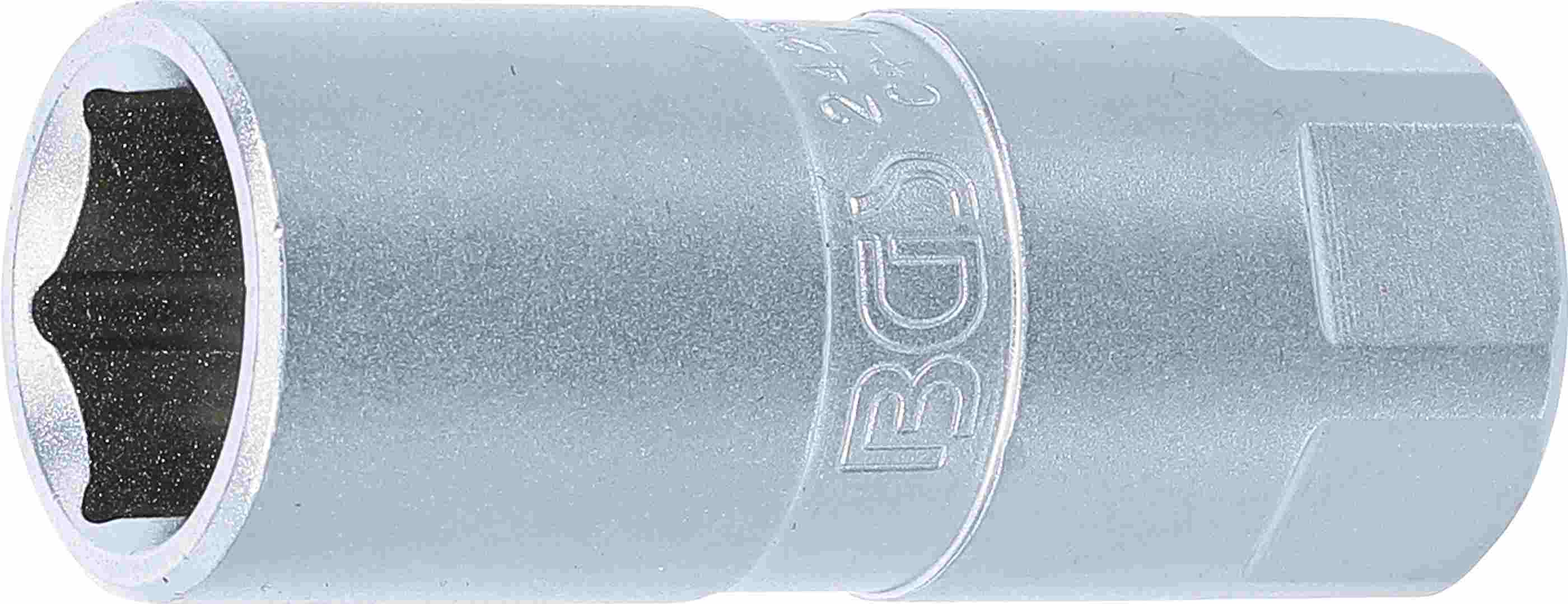 BGS Zündkerzen-Einsatz Sechskant | Antrieb Innenvierkant 12,5 mm (1/2") | SW 18 mm