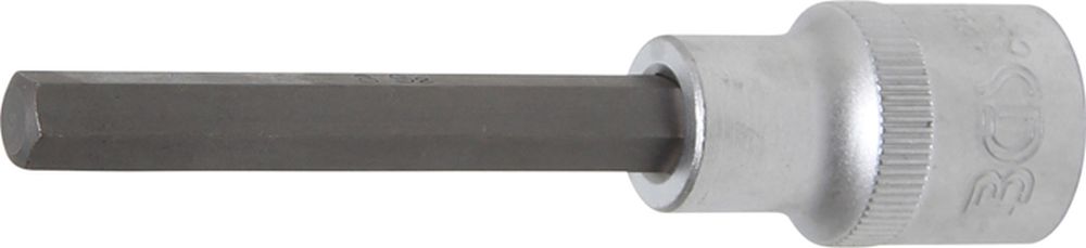 BGS Bit-Einsatz | Länge 100 mm | Antrieb Innenvierkant 12,5 mm (1/2") | Innensechskant 8 mm