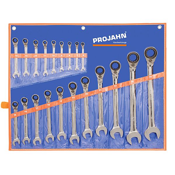 GearTech Schluessel Satz Rolltasche umschaltbar 20 tlg