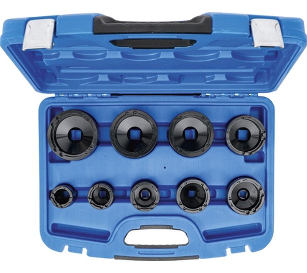 BGS Nutmutternschlüssel-Satz | Zapfen innen liegend | KM4 - KM12 | 9-tlg.