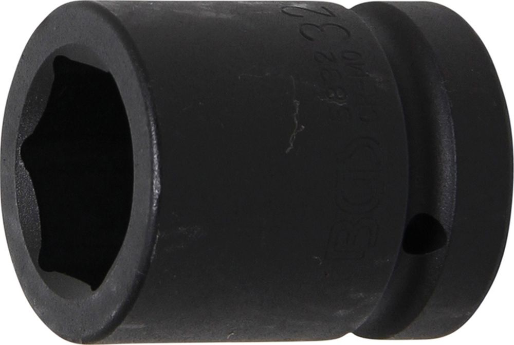 BGS Kraft-Steckschlüssel-Einsatz Sechskant | Antrieb Innenvierkant 25 mm (1") | SW 32 mm