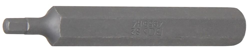 BGS Bit | Länge 75 mm | Antrieb Außensechskant 10 mm (3/8") | Innensechskant 4 mm