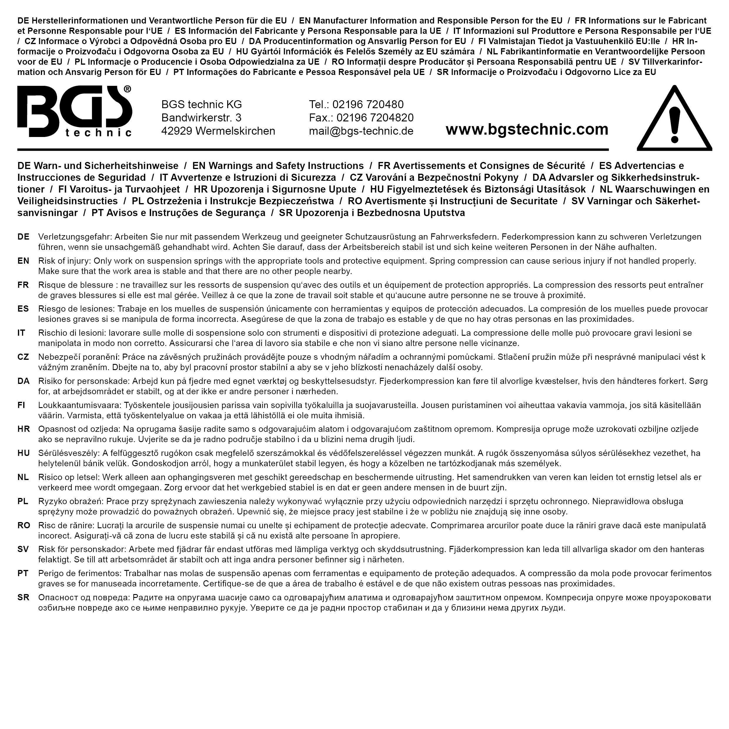 BGS Spezial-Bit zum Gegenhalten | Innensechskant 6 mm