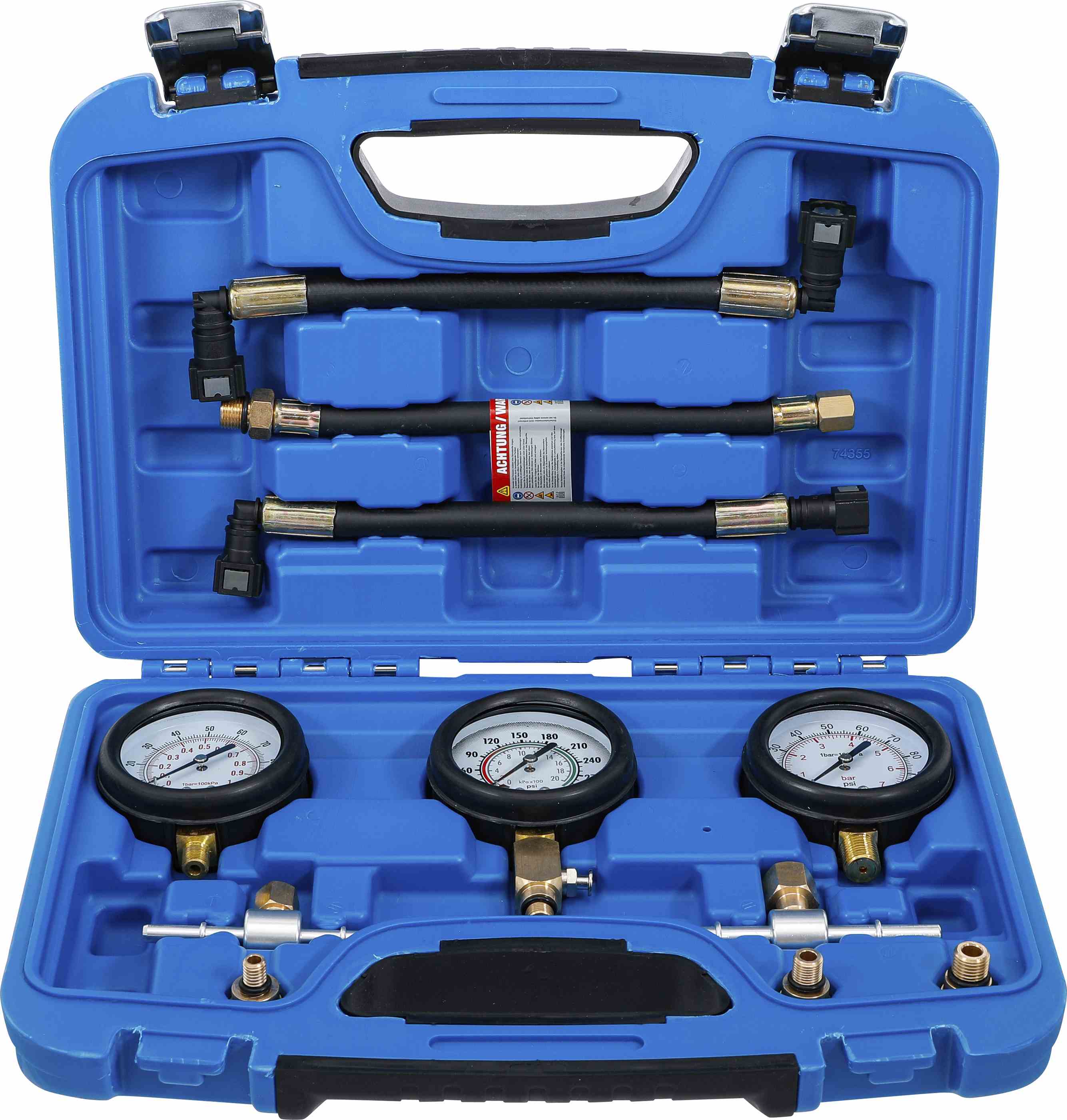 BGS Kraftstoff- und Kompressionsdruckprüfgeräte-Satz | für Motorräder | 11-tlg.