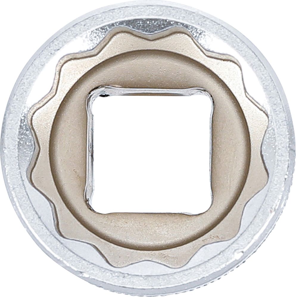 BGS Steckschlüssel-Einsatz Zwölfkant | Antrieb Innenvierkant 12,5 mm (1/2") | SW 23 mm