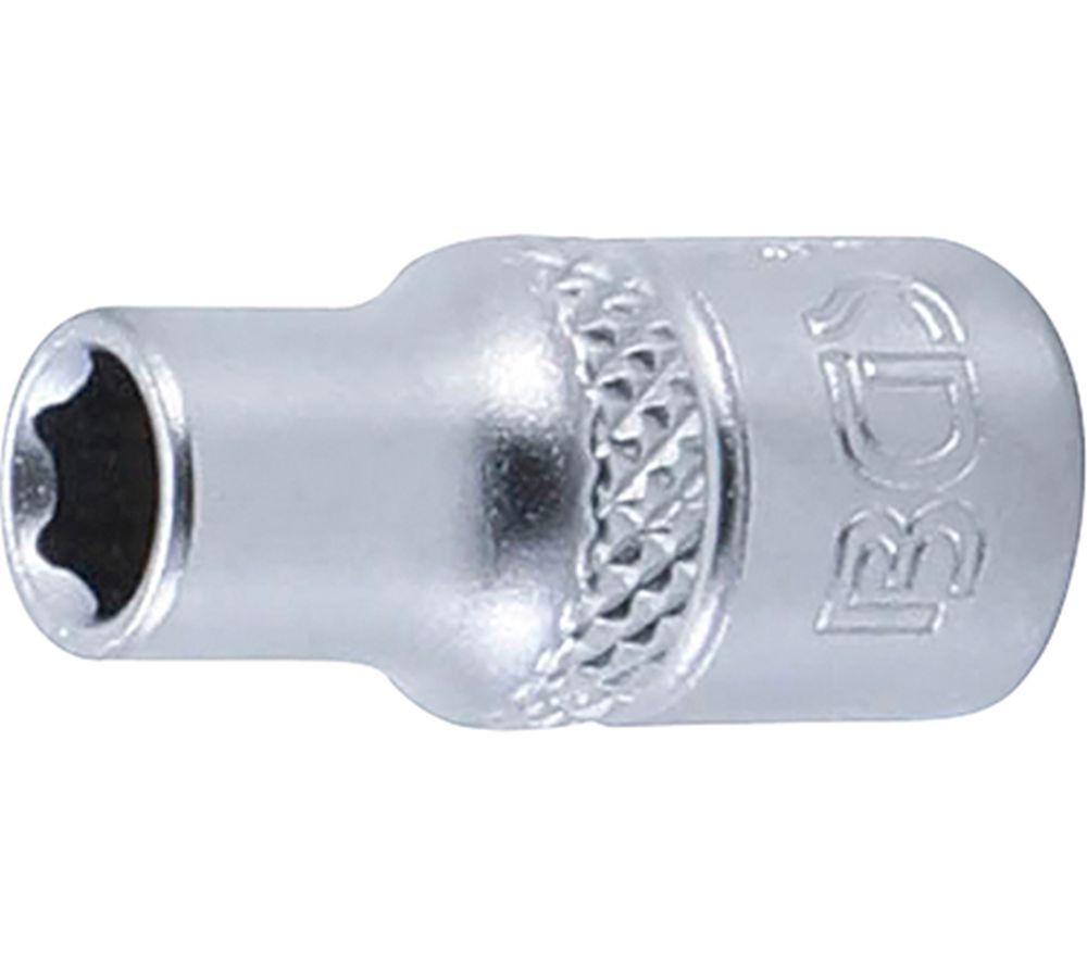 BGS Steckschlüssel-Einsatz Sechskant | Antrieb Innenvierkant 6,3 mm (1/4") | SW 5,5 mm