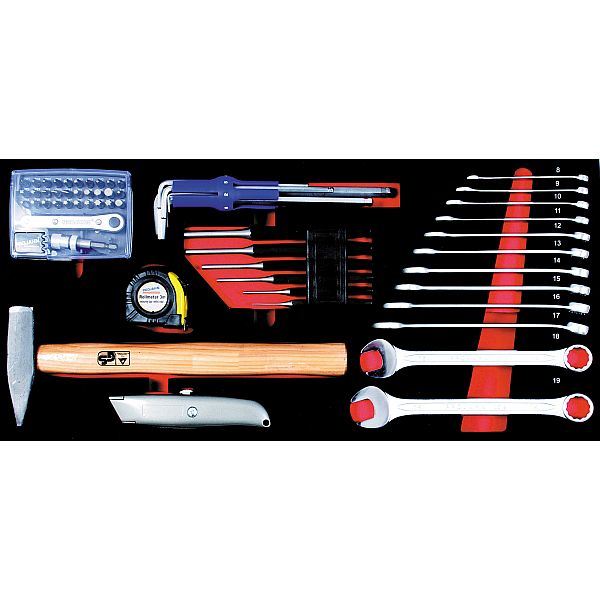 Schlüssel und Werkzeug Einlage 49tlg zu Werkzeugkoffer 5902