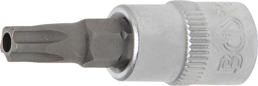 BGS Bit-Einsatz | Antrieb Innenvierkant 6,3 mm (1/4") | TS-Profil (für Torx Plus) mit Bohrung TS30