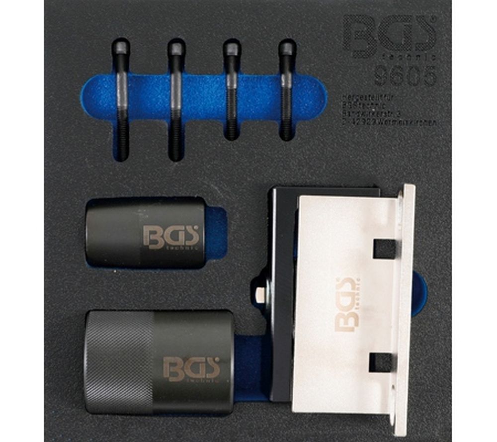 BGS Werkstattwageneinlage 1/6: Nockenwellen-Haltewerkzeug- und Kurbelwellendichtring-Werkzeug-Satz 