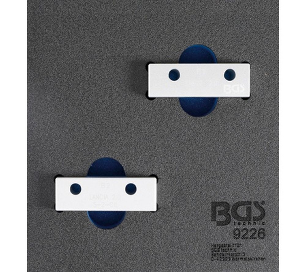 BGS Werkstattwageneinlage 1/6: Nockenwellen-Arretierwerkzeug-Satz | für Lancia K 2.0l 20V