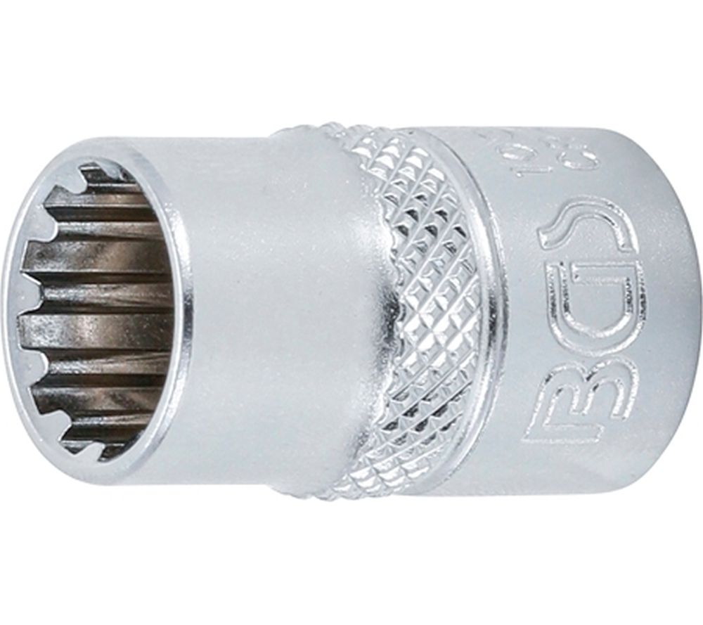 BGS Steckschlüssel-Einsatz Gear Lock | Antrieb Innenvierkant 10 mm (3/8") | SW 11 mm
