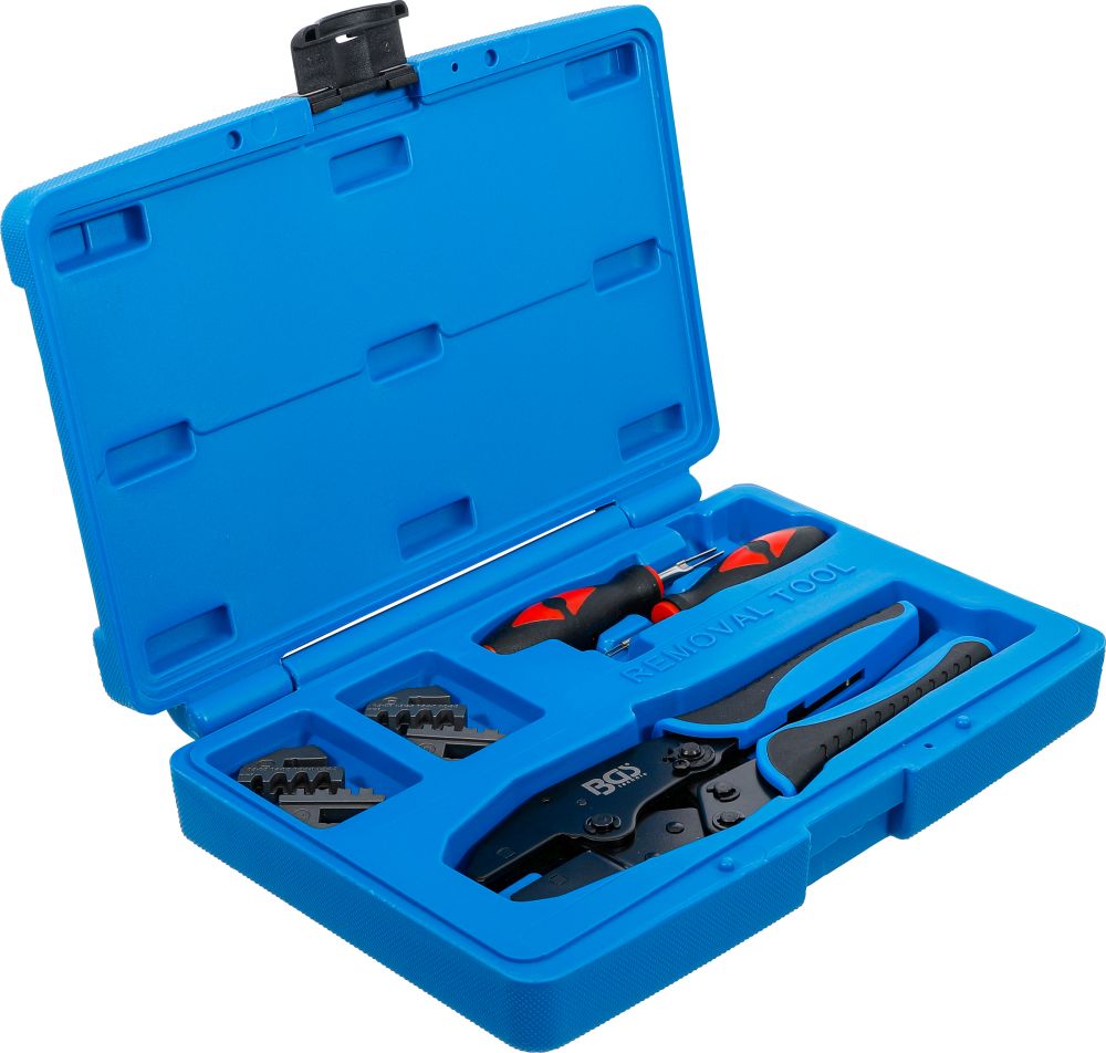 BGS Crimpzangen- und Stecker-Entriegelungs-Werkzeug-Satz | mit 2 Paar Backen