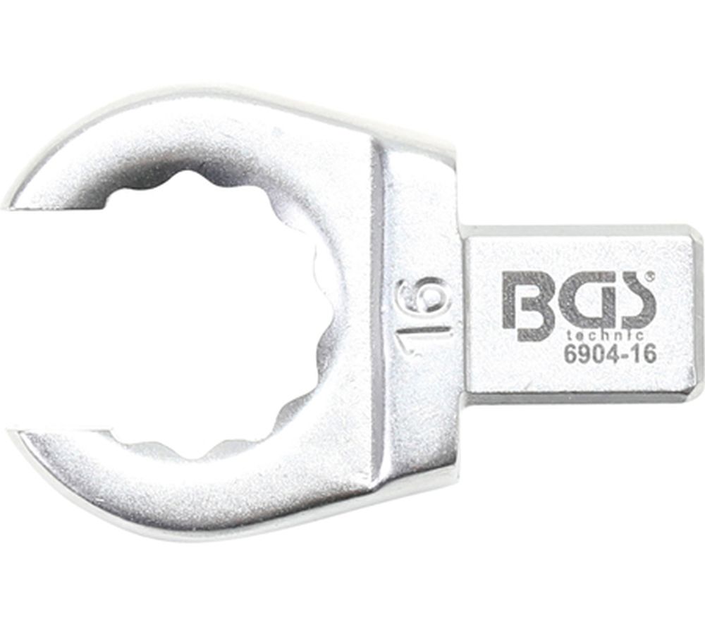 BGS Einsteck-Ringschlüssel | offen | 16 mm | Aufnahme 9 x 12 mm