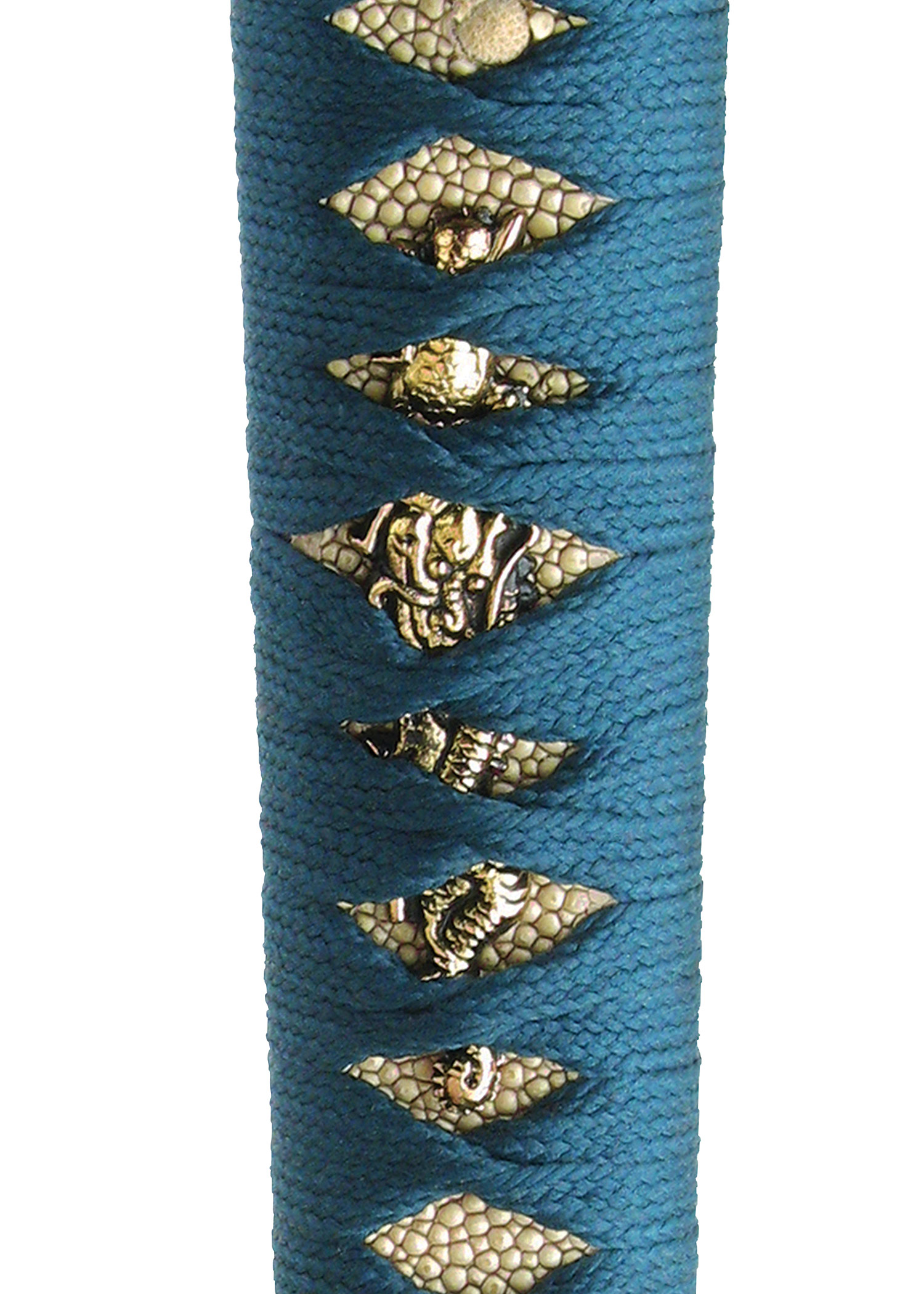 Shikoto Hammer-Forged Longquan Master Teal Katana