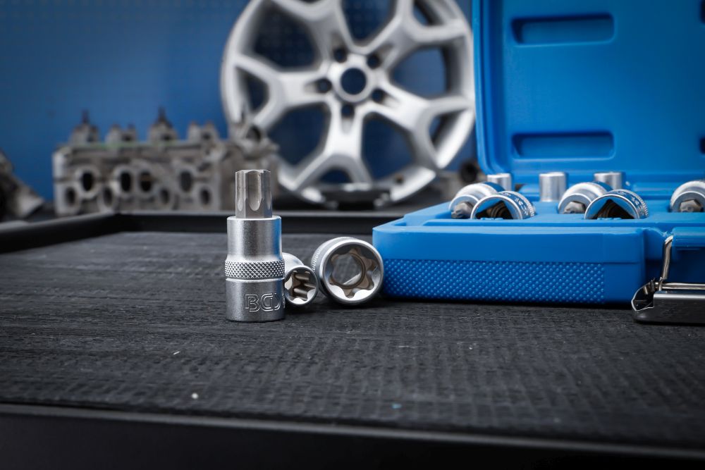 BGS Bit-Einsatz-/Steckschlüssel-Einsatz-Satz | Antrieb Innenvierkant 12,5 mm (1/2") | E-Profil / T-