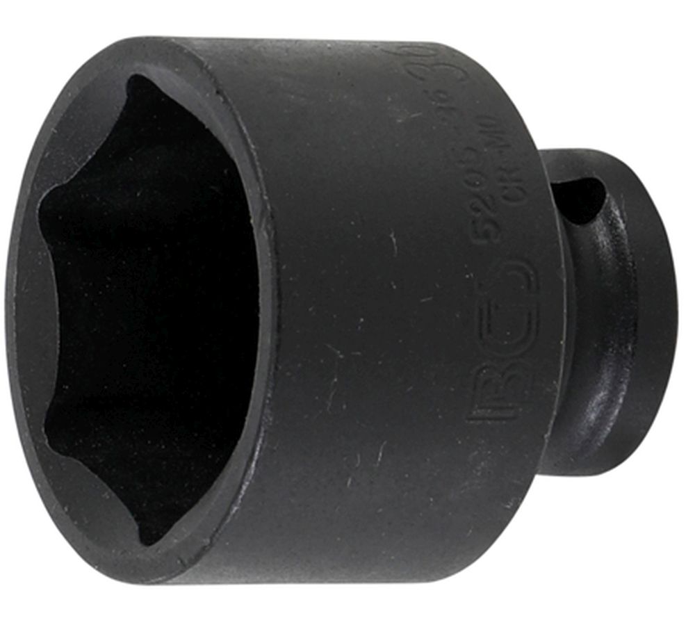 BGS Kraft-Steckschlüssel-Einsatz Sechskant | Antrieb Innenvierkant 12,5 mm (1/2") | SW 36 mm