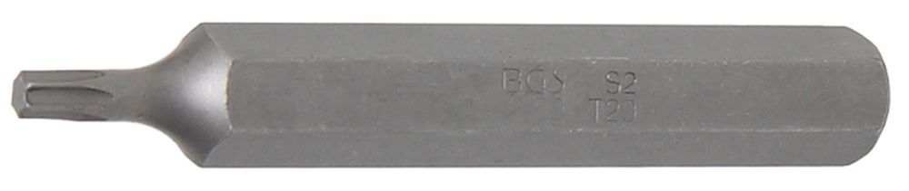 BGS Bit | Länge 75 mm | Antrieb Außensechskant 10 mm (3/8") | T-Profil (für Torx) T20